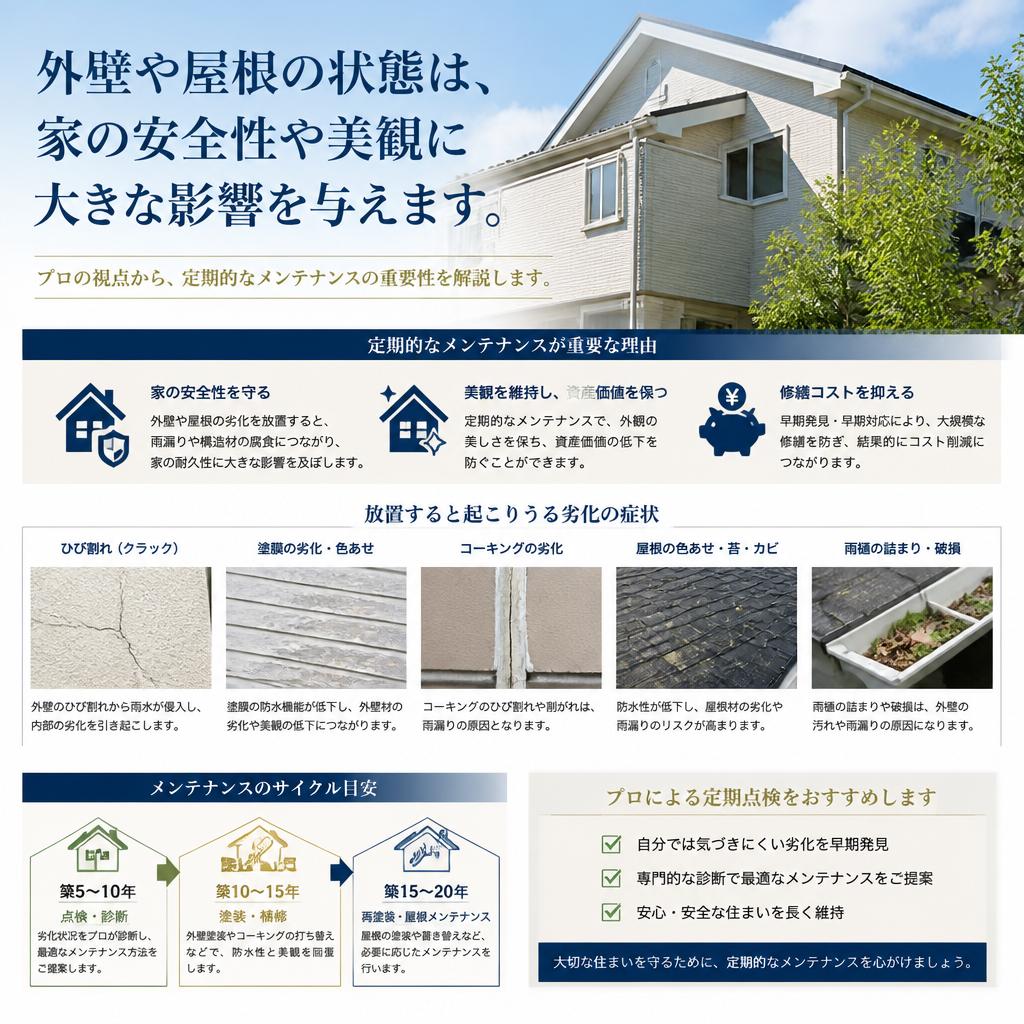 外壁・屋根塗装の重要性とは？