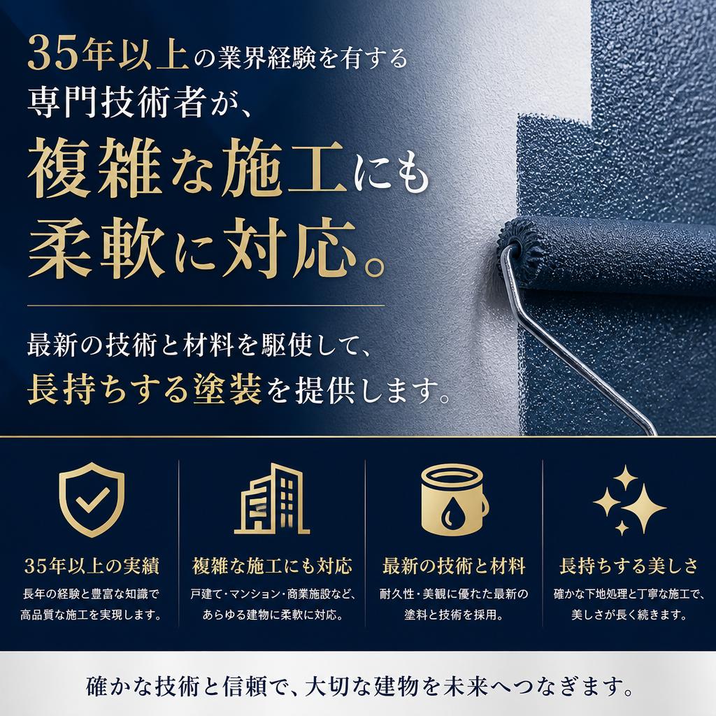 豊富な経験と高い技術力