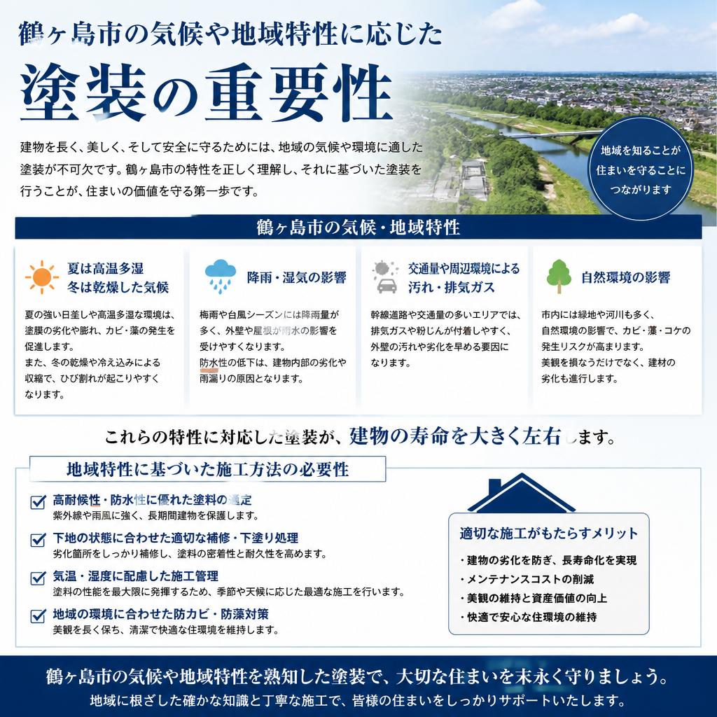 鶴ヶ島市の特性と気候