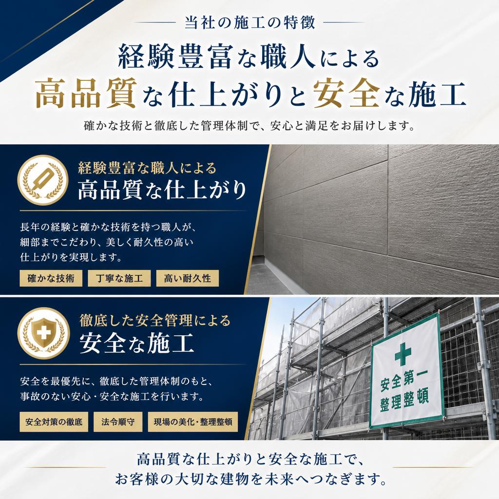 確かな技術での施工