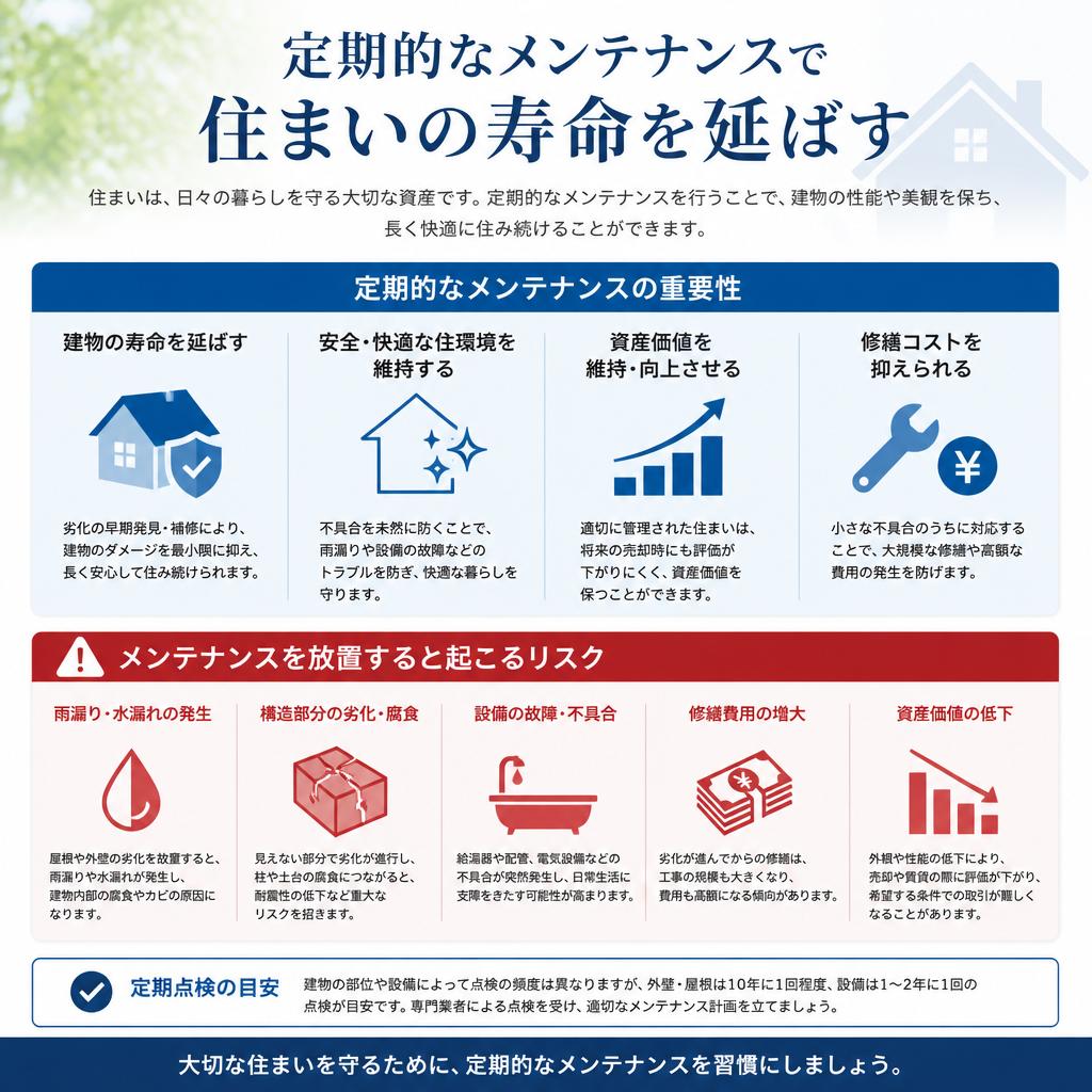 定期メンテナンスの必要性
