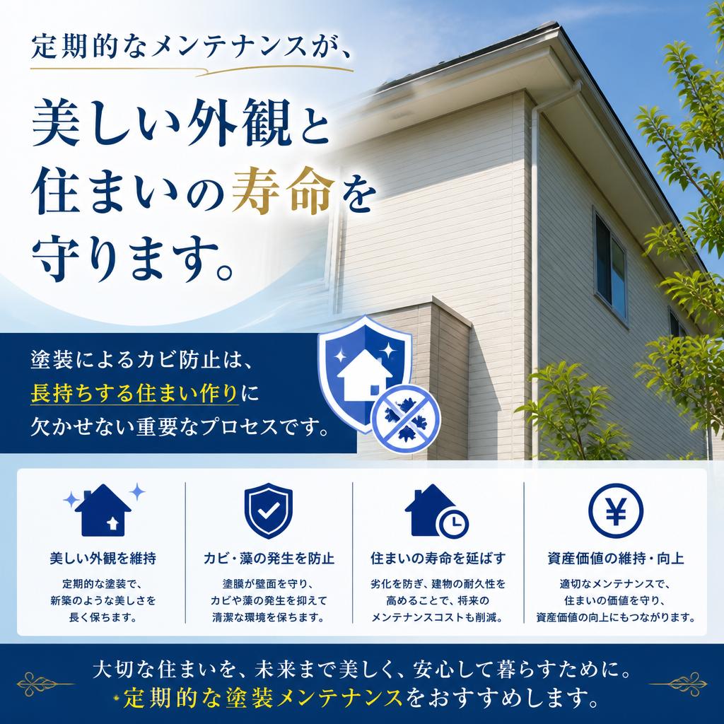 外壁・屋根塗装の必要性