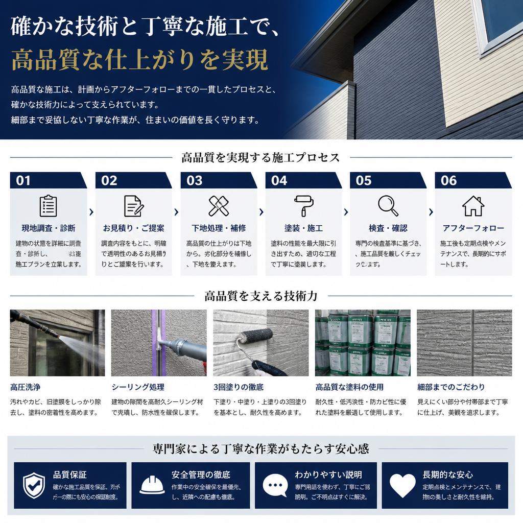 施工方法とプロセス