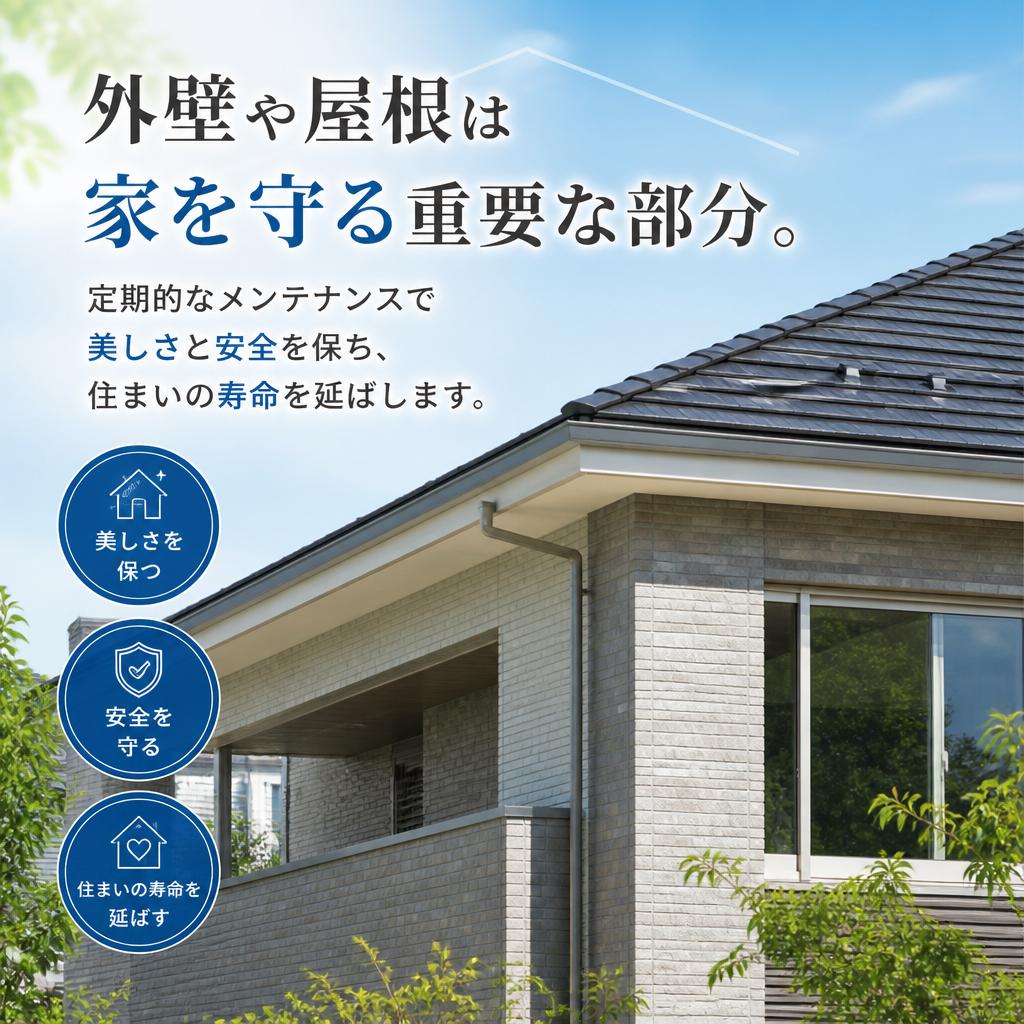 外壁と屋根塗装の重要性
