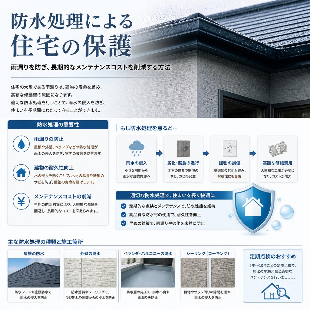 4. 防水処理の重要性