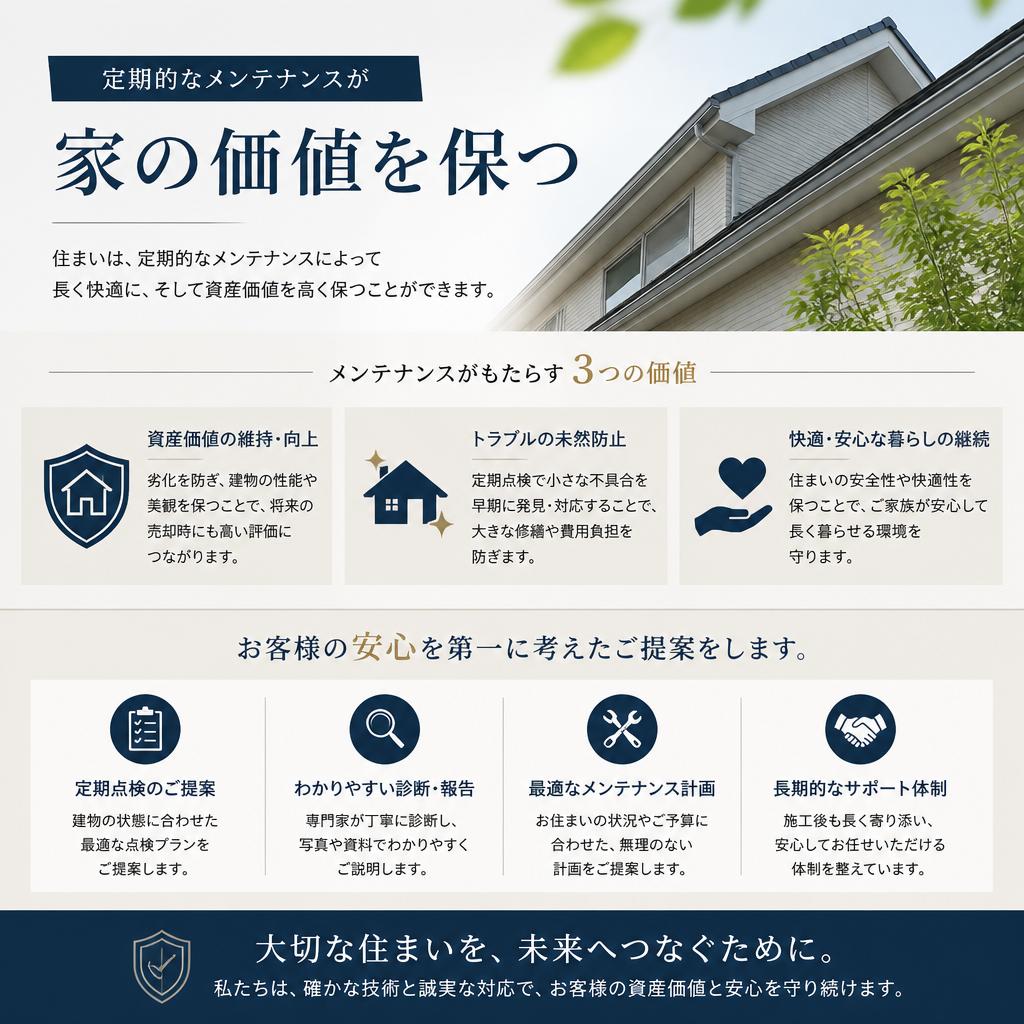 5. 定期的なメンテナンスで資産価値を維持