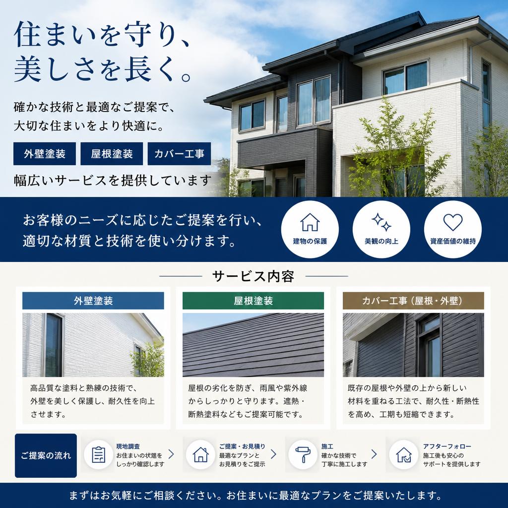 提供するサービスのご紹介