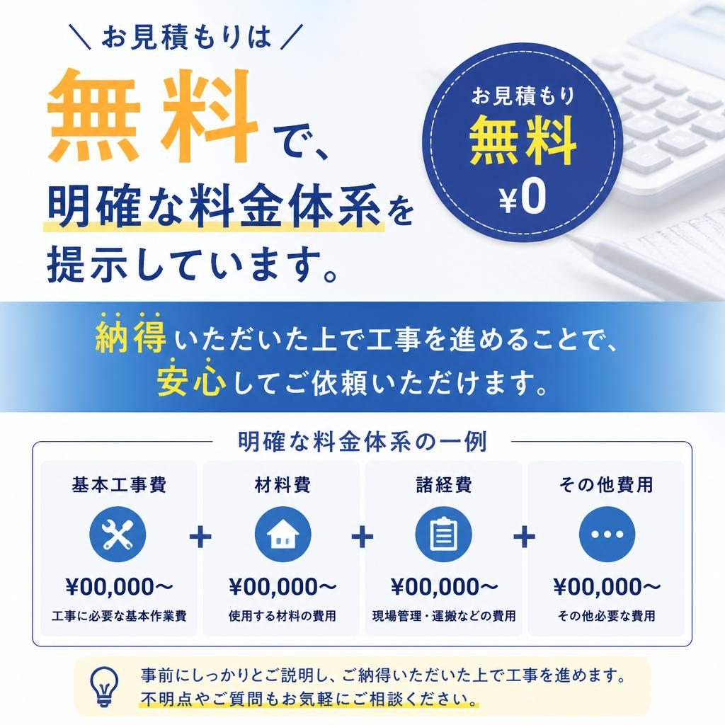 お見積もり・料金について