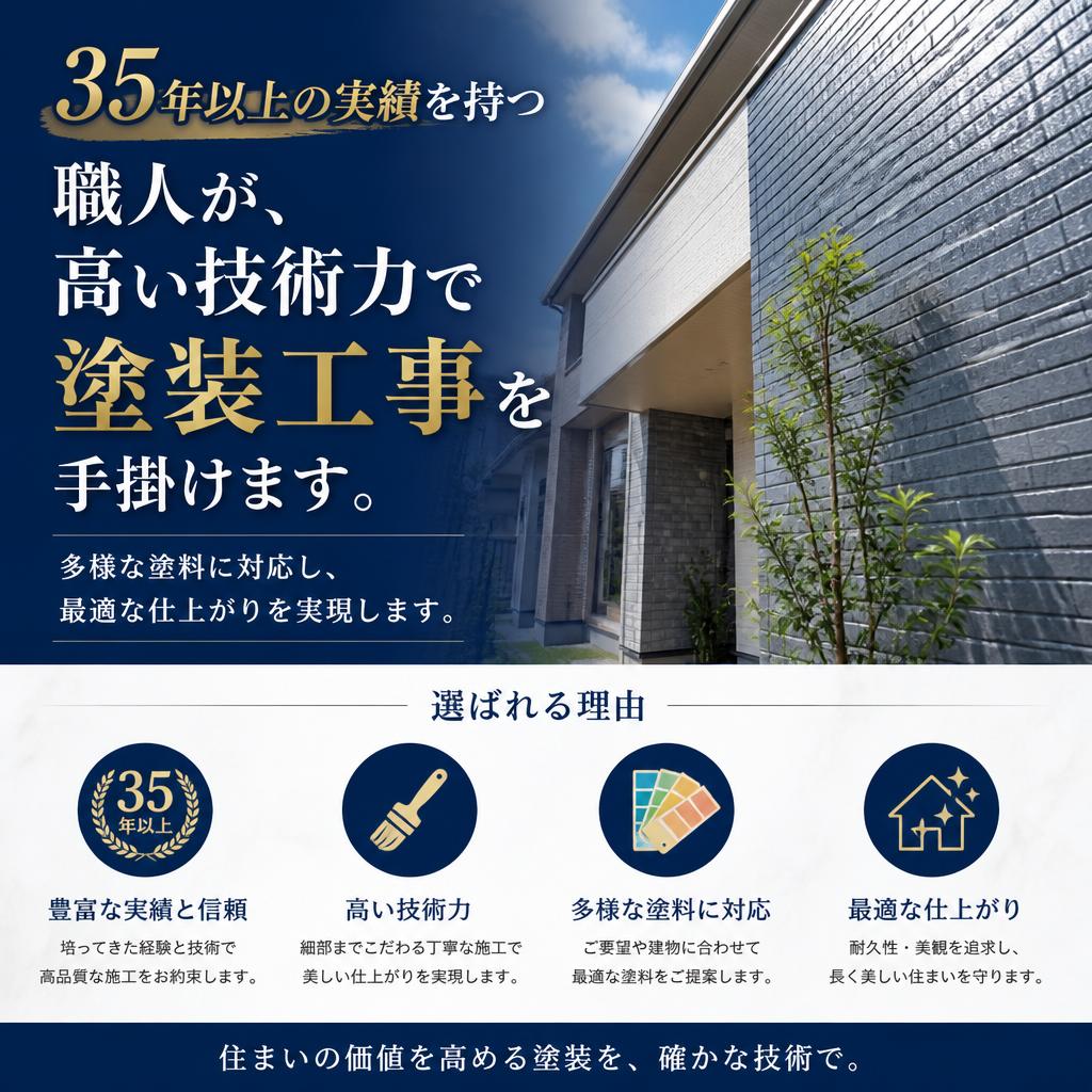 確かな技術と豊富な経験