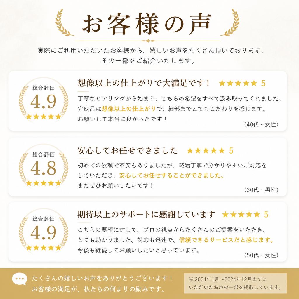 お客様の声