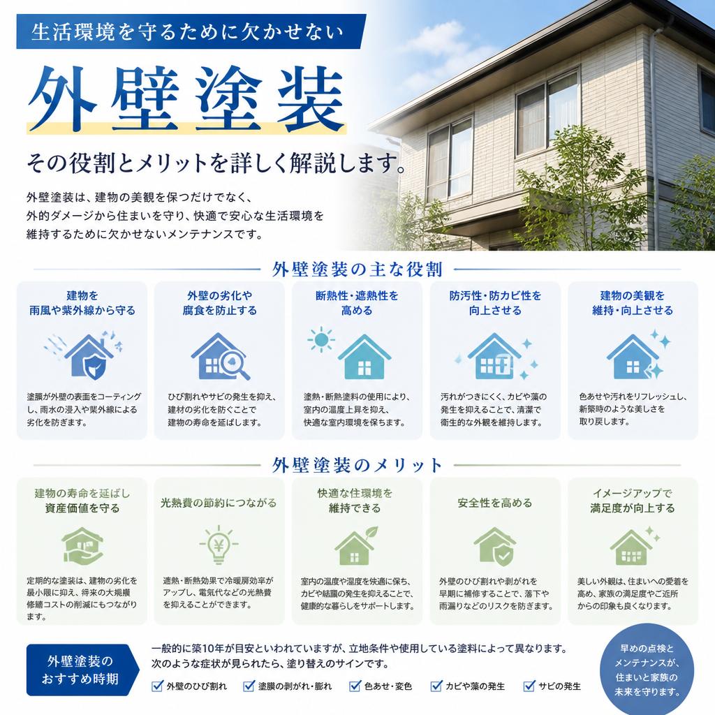 外壁塗装の重要性とは