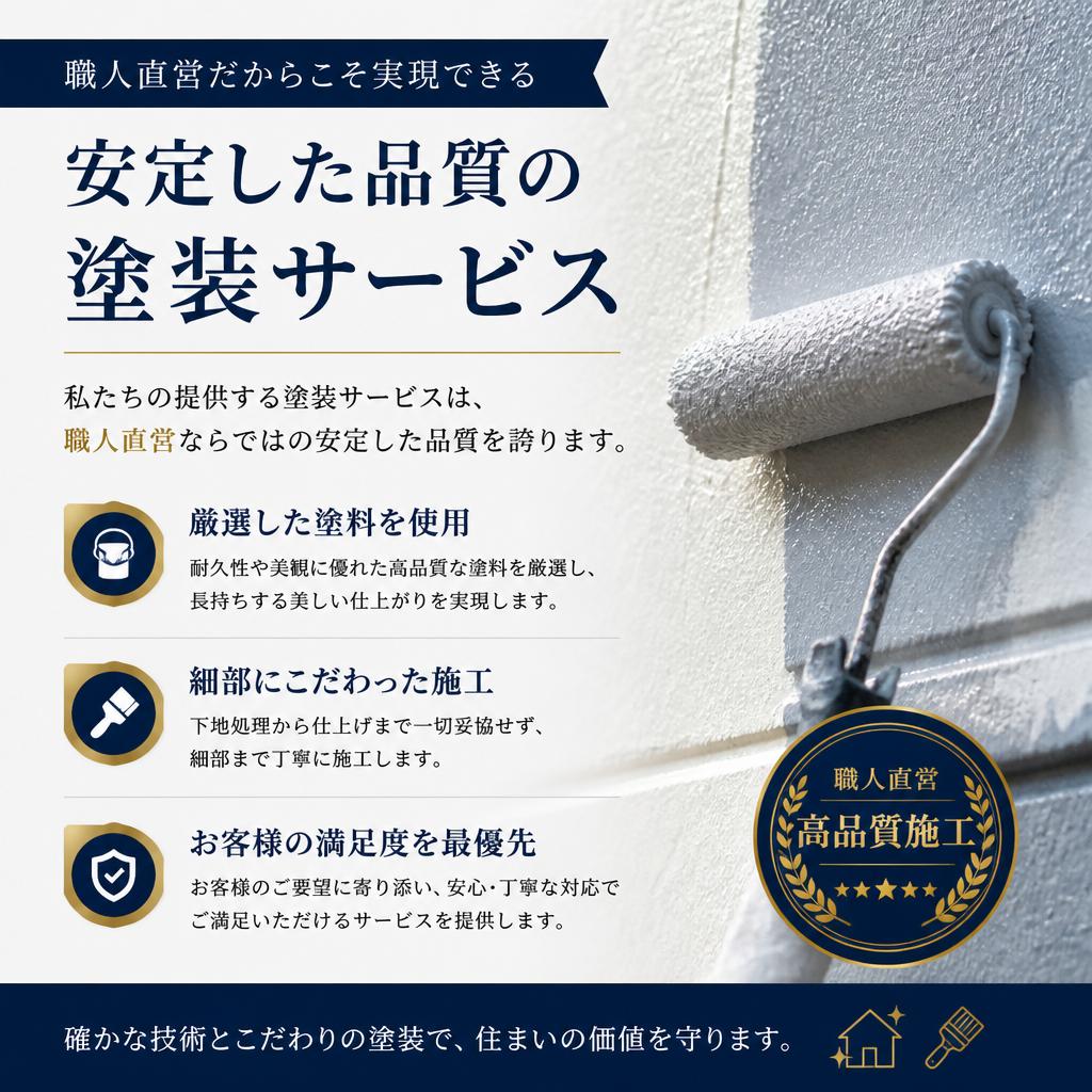 高品質な塗装サービス