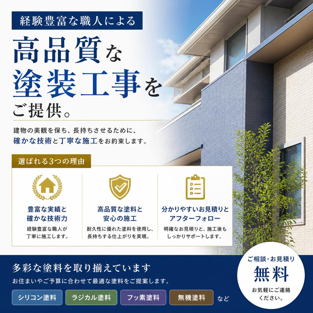 当社の塗装サービス