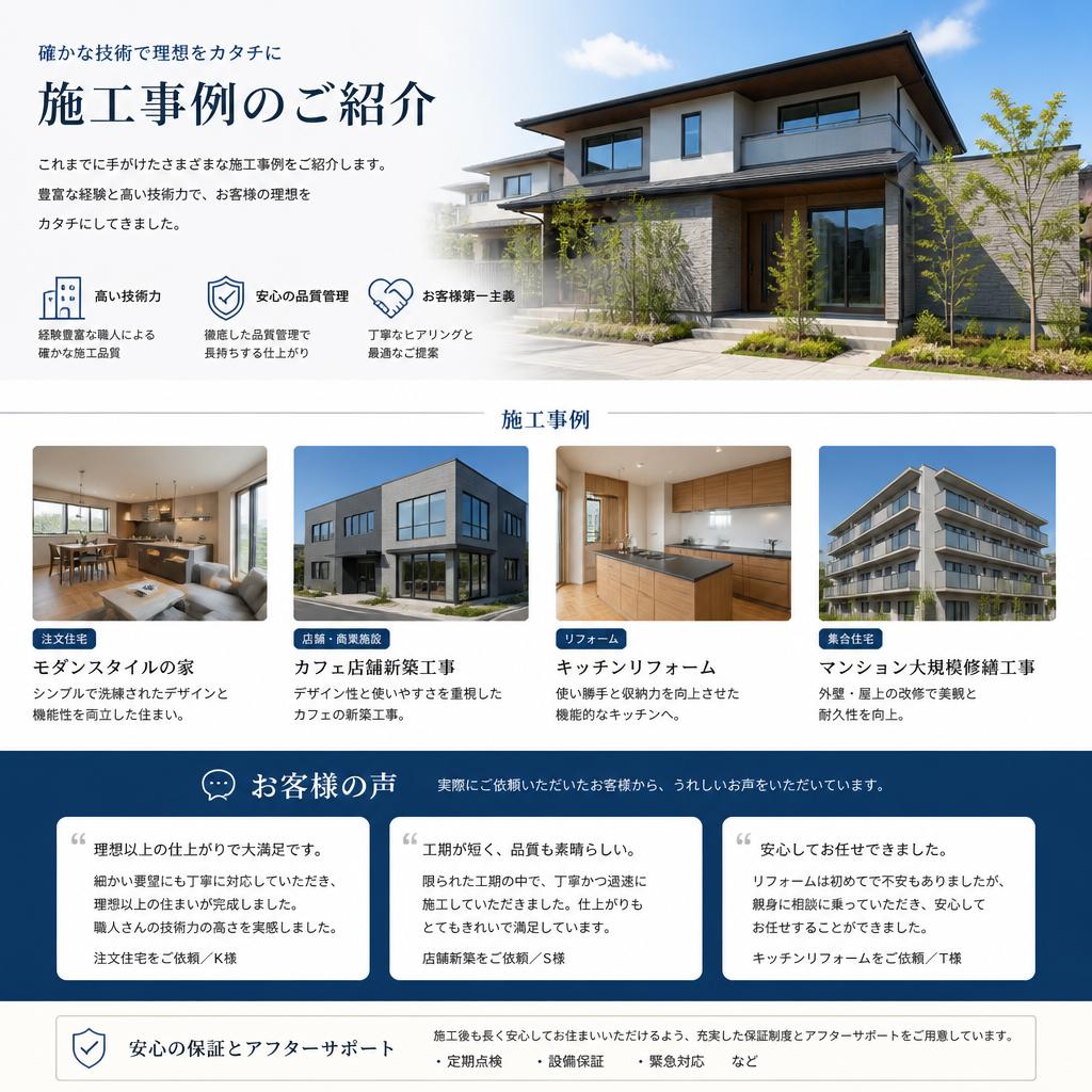 お客様の施工事例