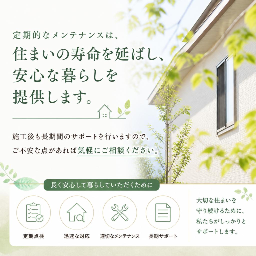 定期的なメンテナンスの重要性