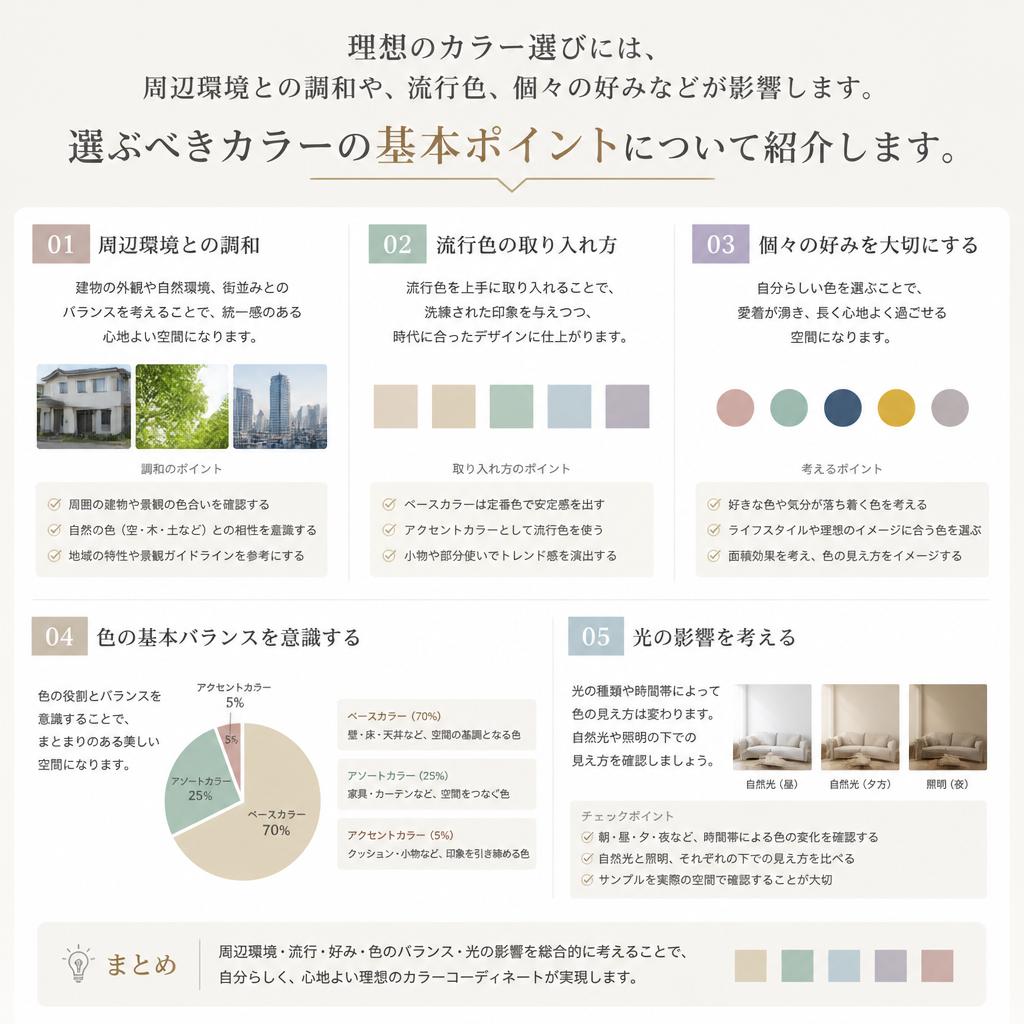 カラー選びのポイント