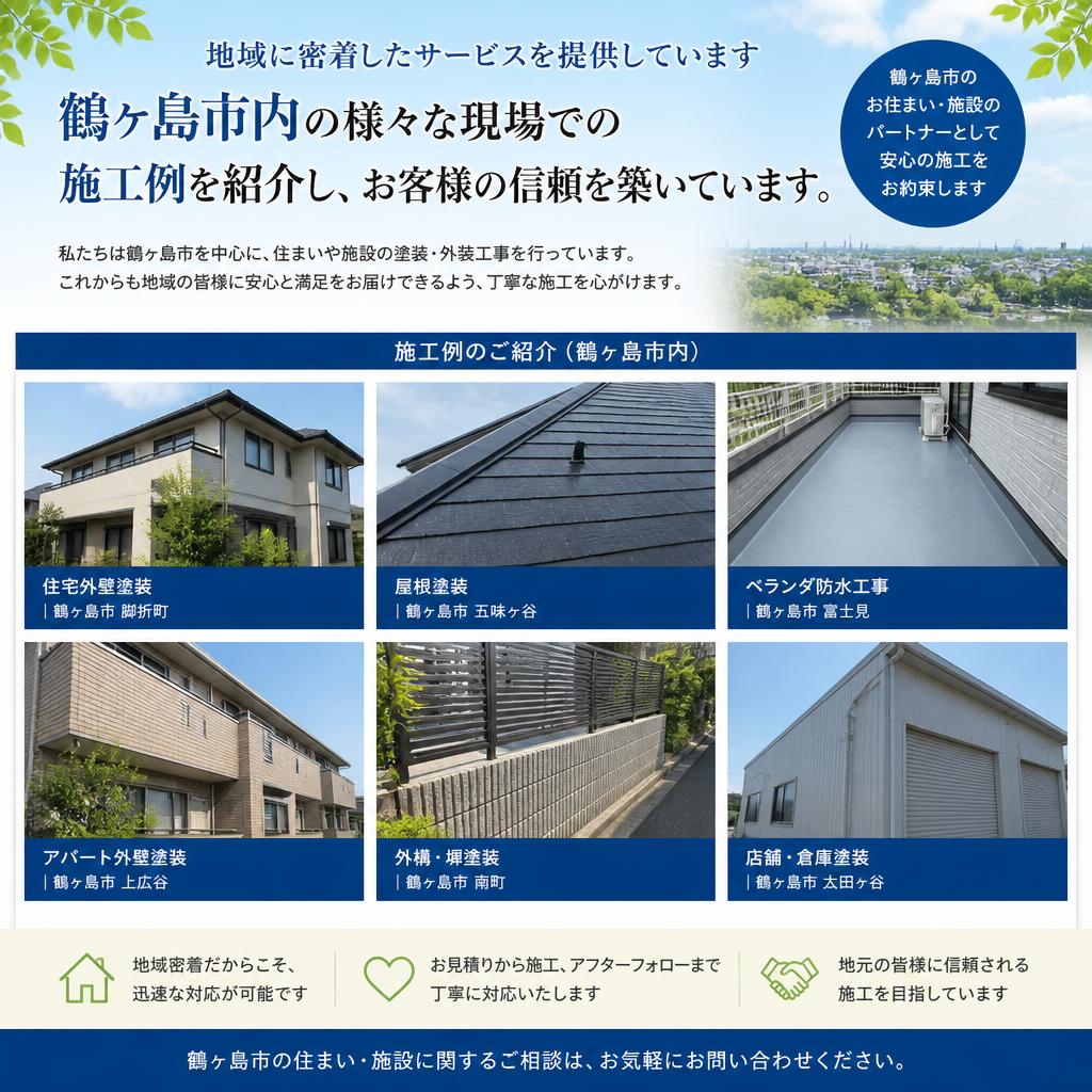 鶴ヶ島市での施工実績