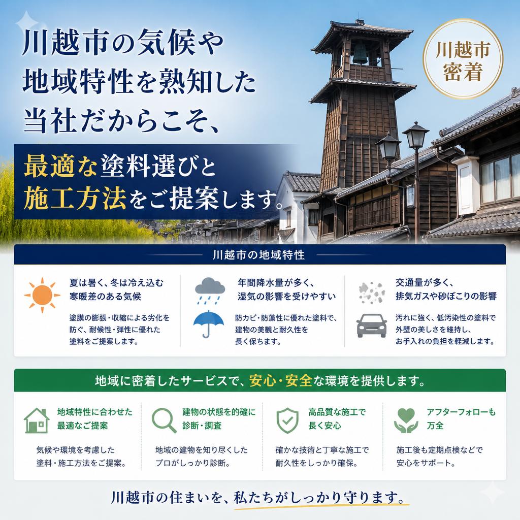 川越市の特色と環境に配慮