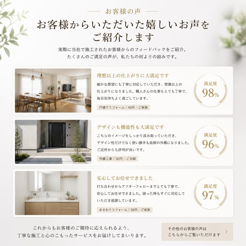 お客様の声