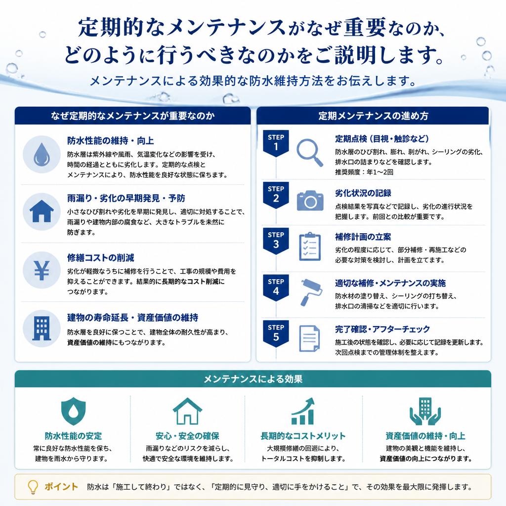 メンテナンスの重要性