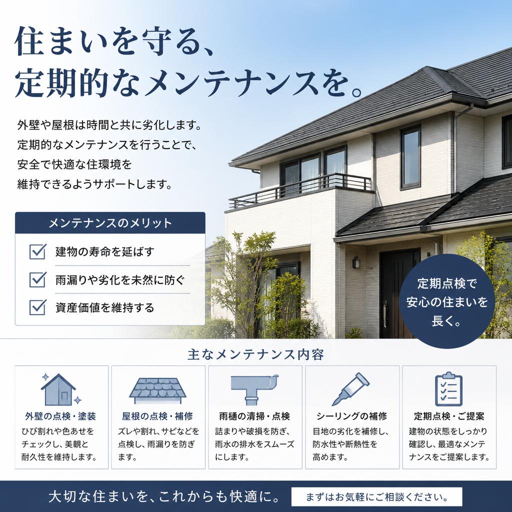 定期的なメンテナンスの重要性