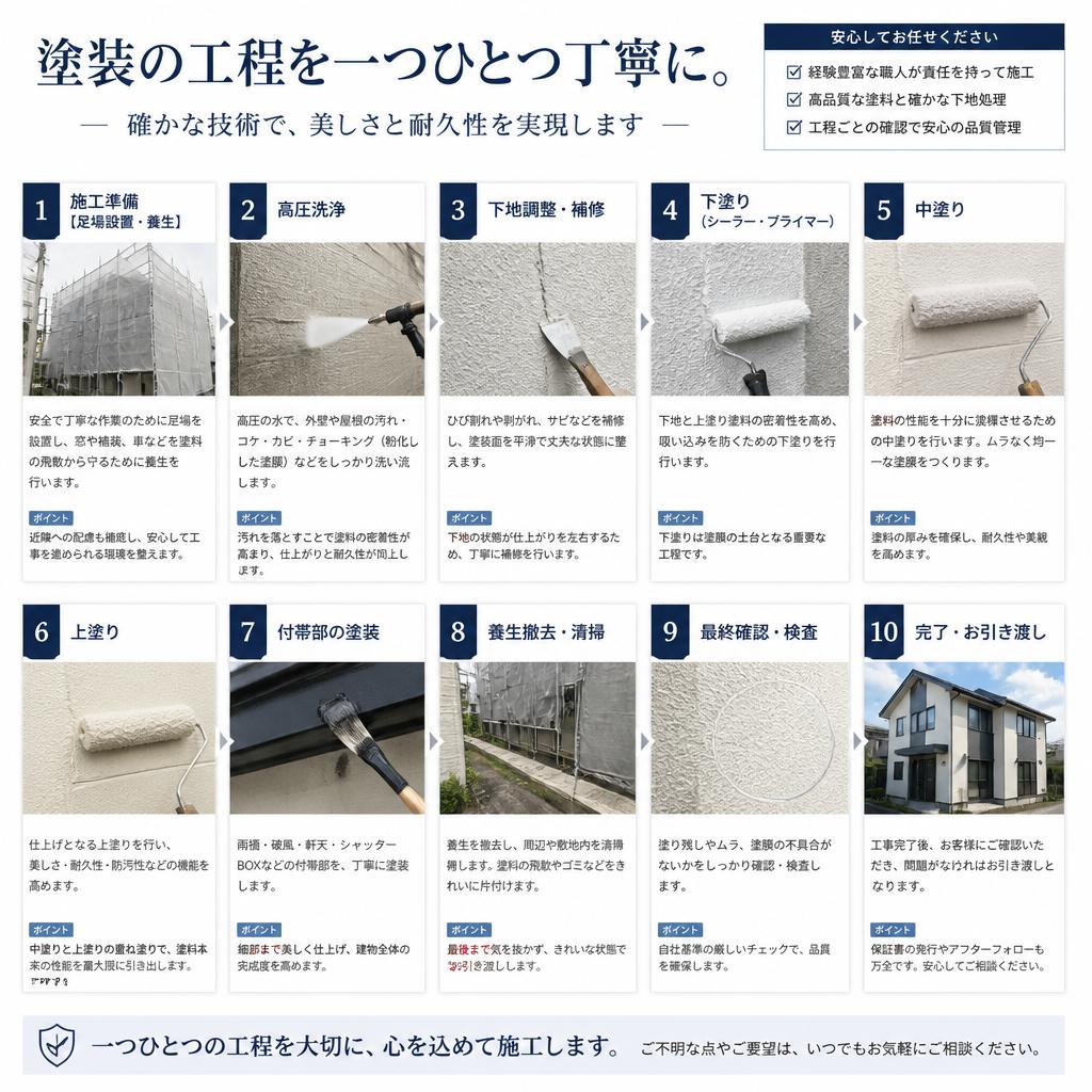 5. 塗装工程の流れ