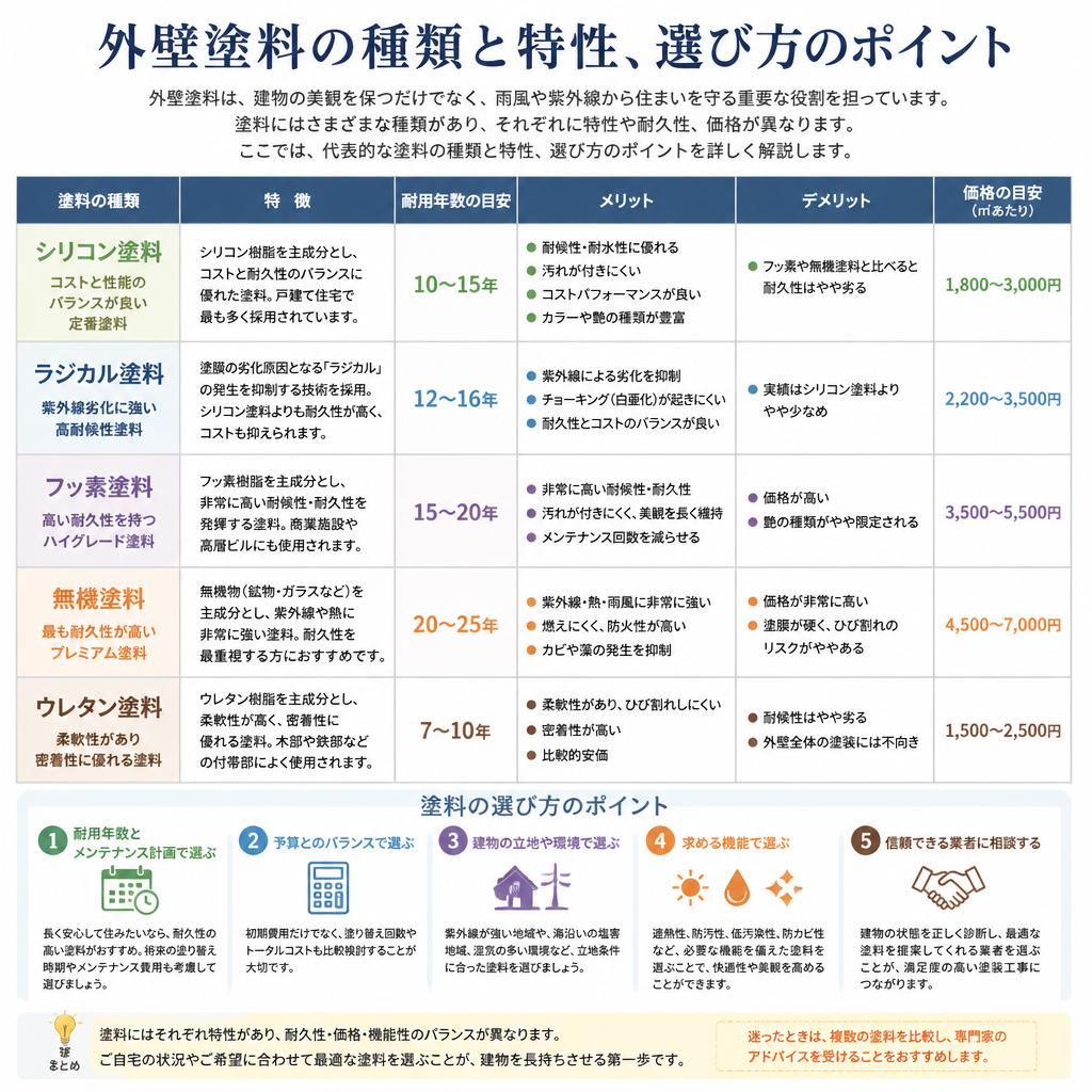 4. 使用する塗料について