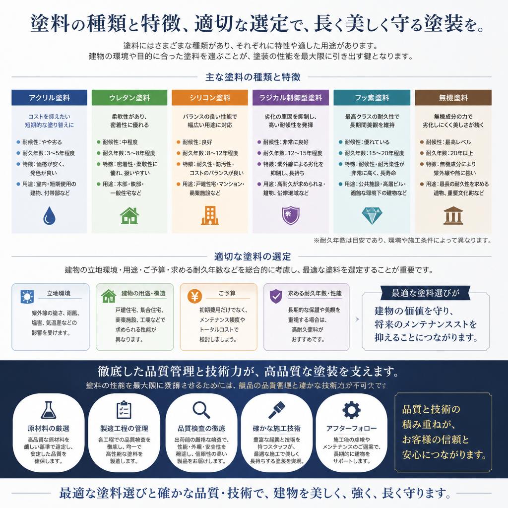 使用する塗料について