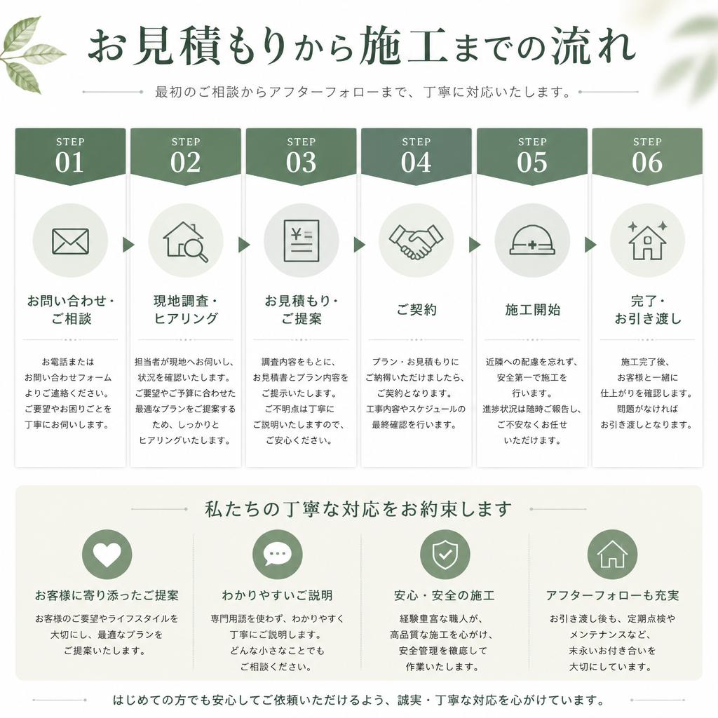 施工プロセスの透明性