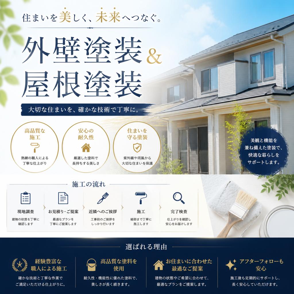 外壁・屋根塗装の重要性