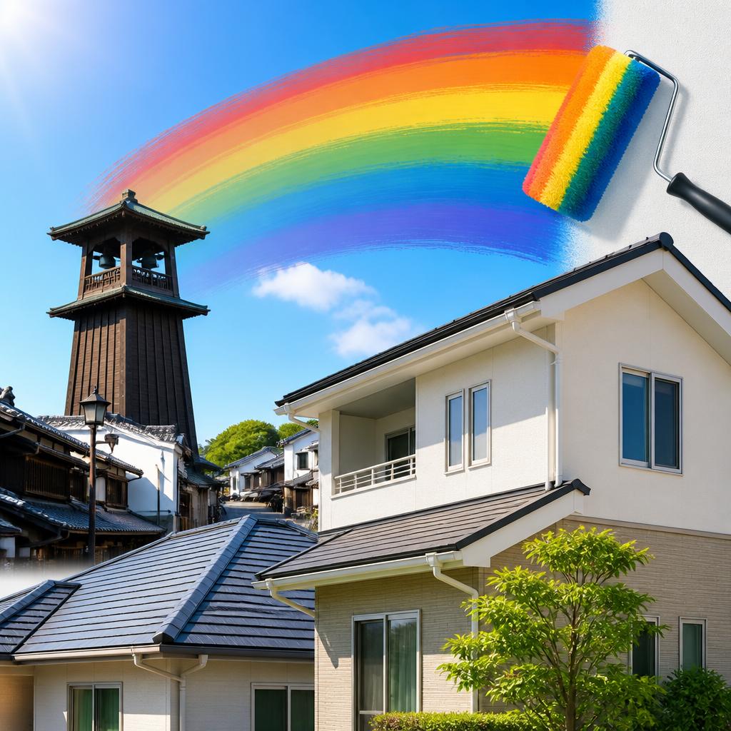 川越市の外壁・屋根塗装は地域密着のにじいろcolorにお任せ！