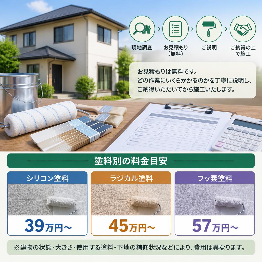 費用も工事内容も、専門用語なしでわかりやすくご説明