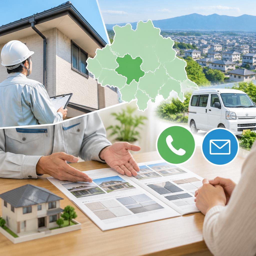 狭山市の外壁・屋根のお悩み、まずは無料見積もりでご相談ください