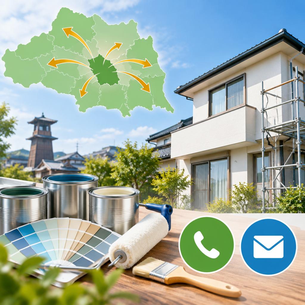川越市の外壁・屋根塗装、色選びも無料相談から始めませんか？