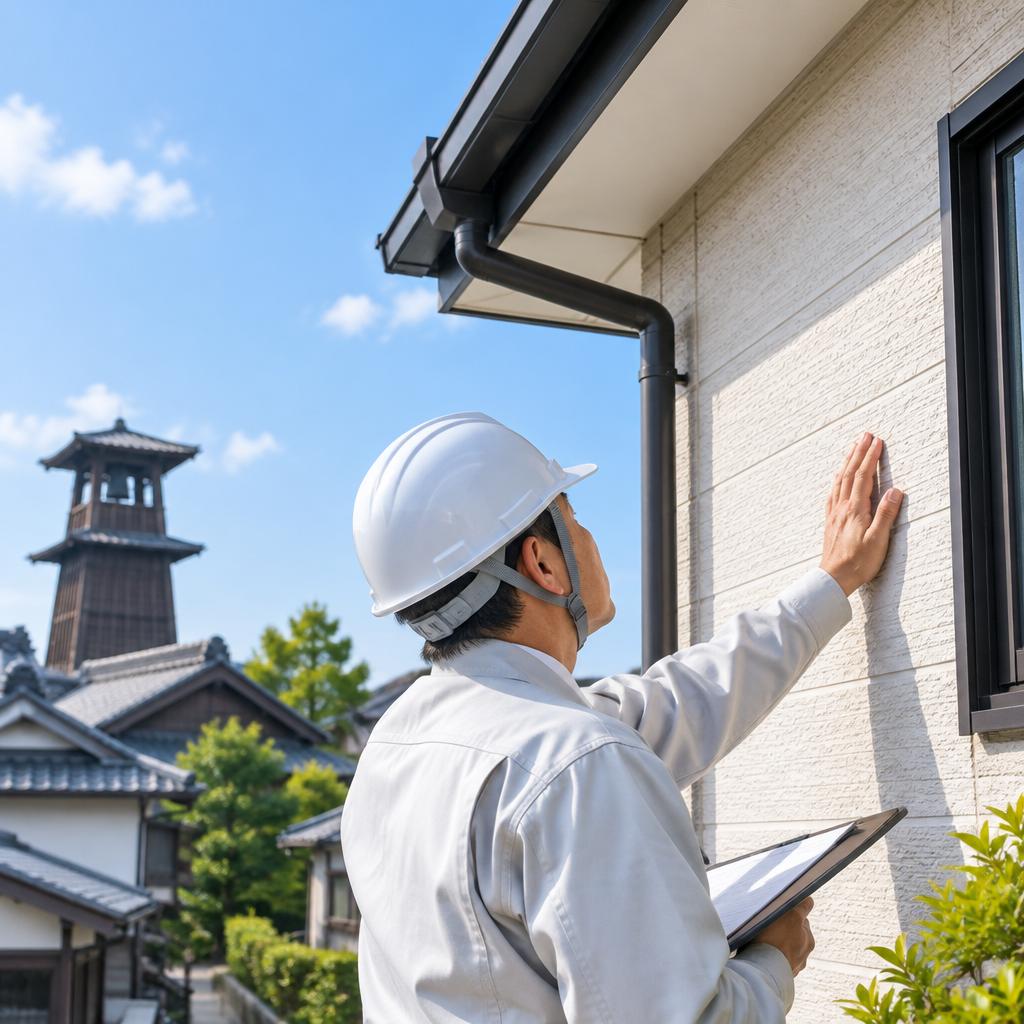 川越市の外壁・屋根塗装、塗り替えが必要か迷ったら。35年以上・1万件超の経験を持つ職人が、住まいの状態を丁寧に診断します。