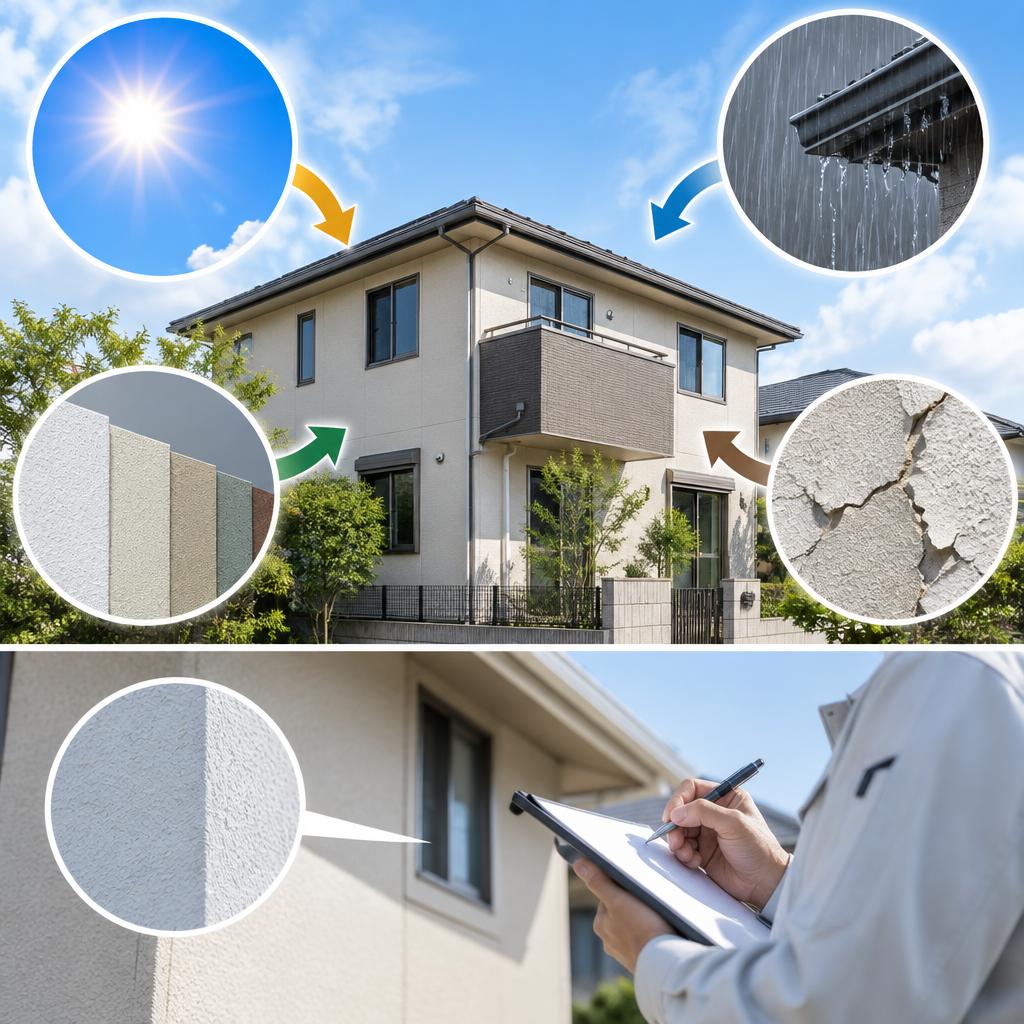 塗り替えが必要な時期は？築年数だけで決めない住まいの点検