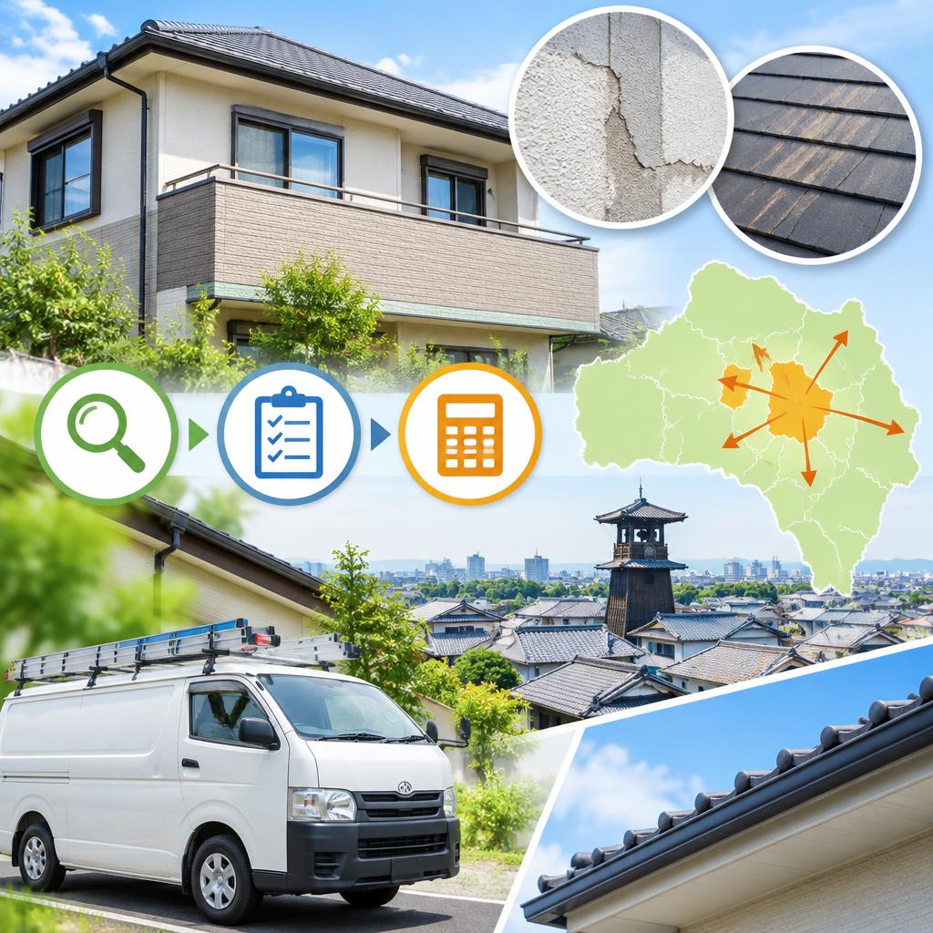 塗り替えが必要か知りたい方へ。まずは無料点検・見積もりをご相談ください